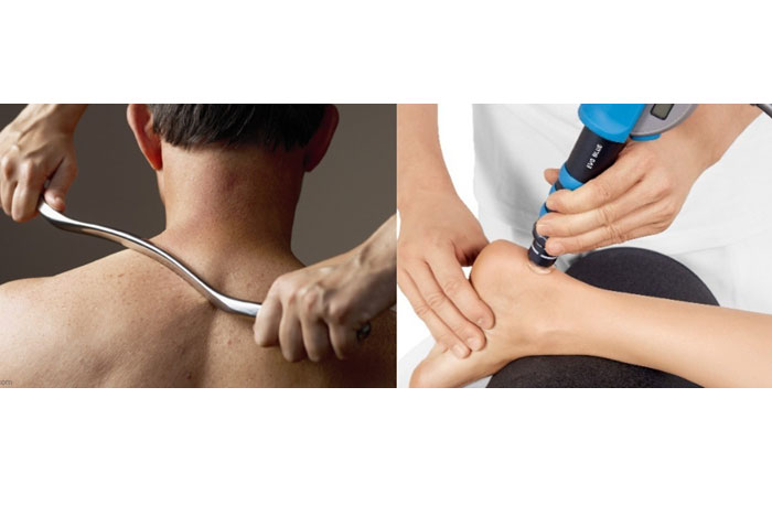 Terapia de ondas de choque extracorpóreas versus movilización de tejidos blandos asistida por instrumentos Graston en el dolor crónico del talón plantar: un ensayo controlado aleatorio. Aunque las intervenciones ESWT+SE y GT®+SE parecen tener efectos similares sobre el dolor del paso inicial en el postratamiento y en el seguimiento de 8 semanas; Se encontró que GT®+SEs era más efectivo para mejorar el estado funcional a los 6 meses en el manejo de CPHP. sunset chiropractor